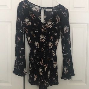 Hollister Floral Romper